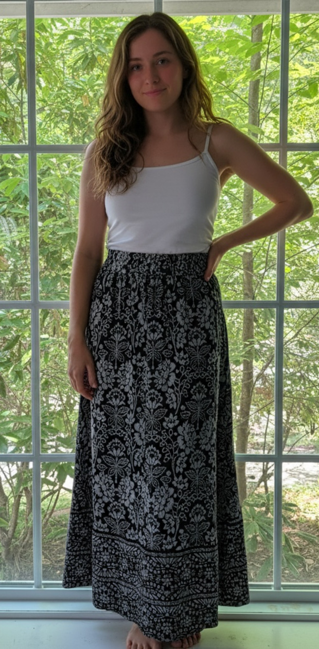 Artisan NY Women's Floral Print Maxi Skirt